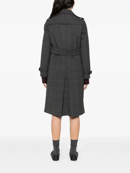 Palton Sandro de cristal gri