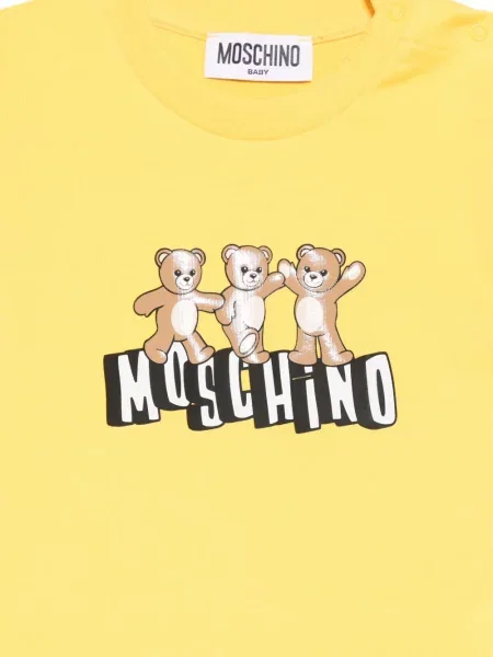 Koszulka dziecięca Moschino żółta