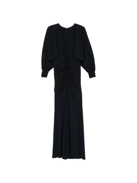 Maxi rochie maxi Amsale din crep de costum albastru