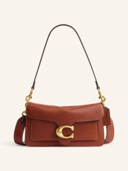 Torebka crossbody Coach skórzana brązowa
