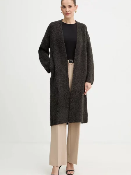 Guess kardigan z domieszką wełny BENIKO szary