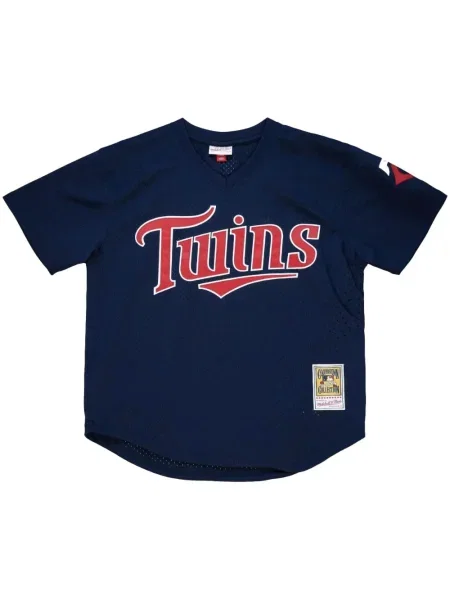 Tricou Mitchell & Ness din jerseu albastru