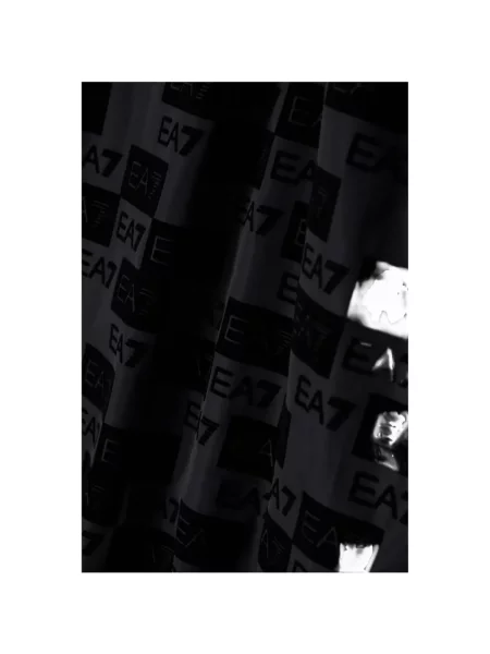 Geacă Ea7 Emporio Armani cu imagine negru