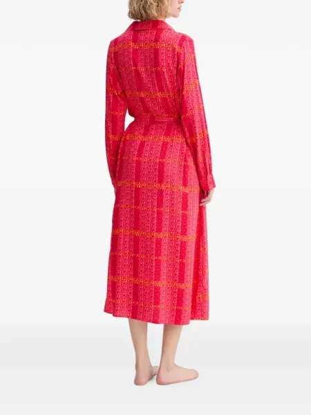 Rochie midi Dkny cu imagine roz