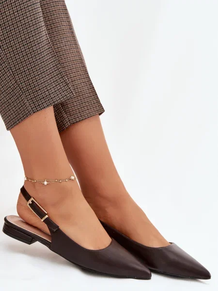 Балеринки Boto с катарама бяло