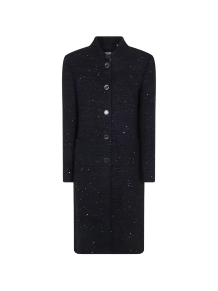 Palton Semicouture cu paiete negru