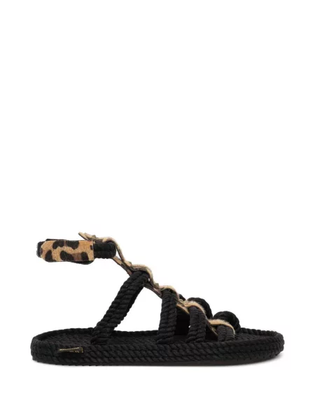 Sandale Bohonomad cu imagine cu model leopard negru