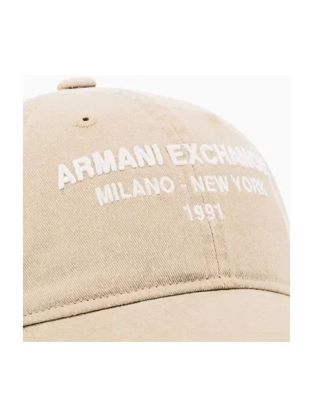 Armani Exchange șapcă de baseball pentru bărbați din bej