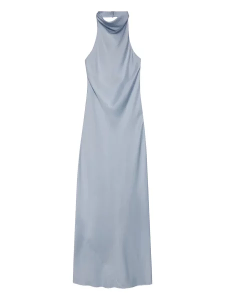 Rochie Anine Bing cu gât halter de costum gri