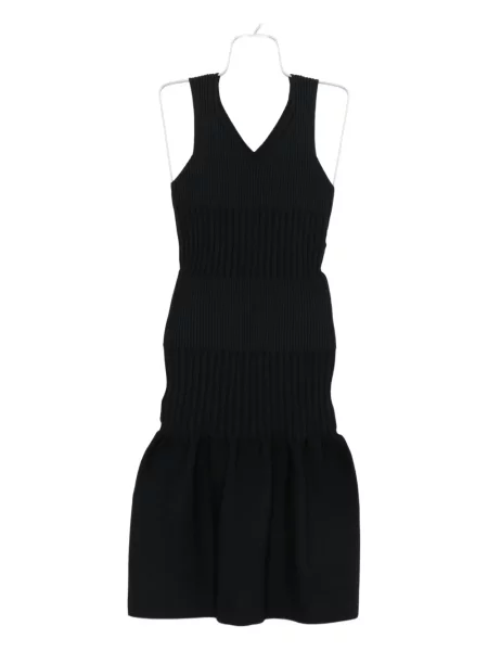 Sukienka midi Cfcl z dekoltem w serek do kolan garniturowa czarna