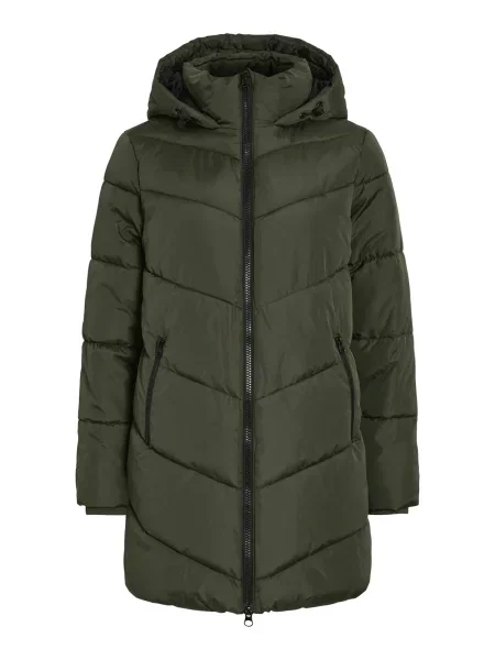 VILA Prehoden plašč VIMILJA temno zelena