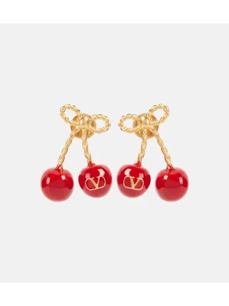 Uhani Valentino rdeča