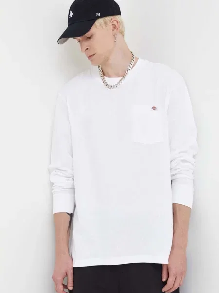 Тениска с дълъг ръкав Dickies бяло