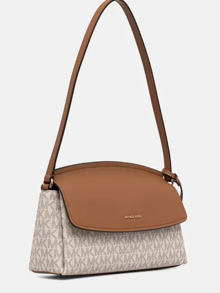 MICHAEL Michael Kors kabelka dámska z imitácie kože Landry béžová