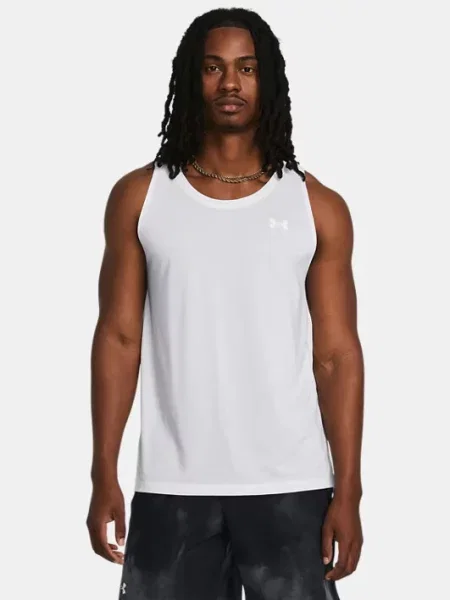 Polo Under Armour alb