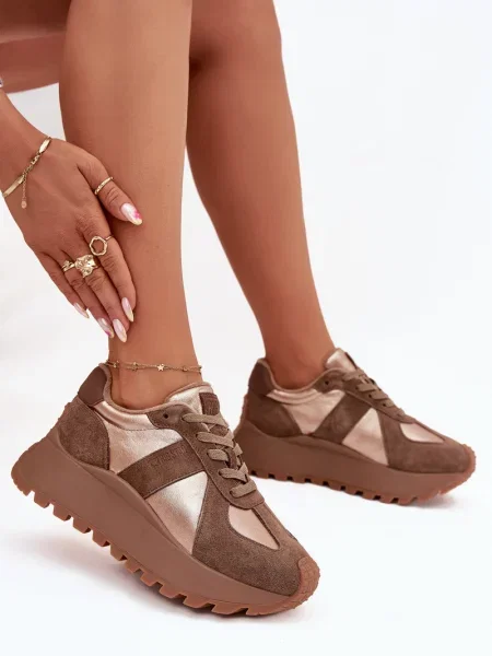 Izoliran superge Big Star Shoes s platformo bela