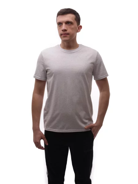 Футболка STREAM світло-сірий віскоза/поліестер сіра