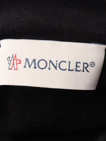 Hanorac cu glugă Moncler cu autograf negru