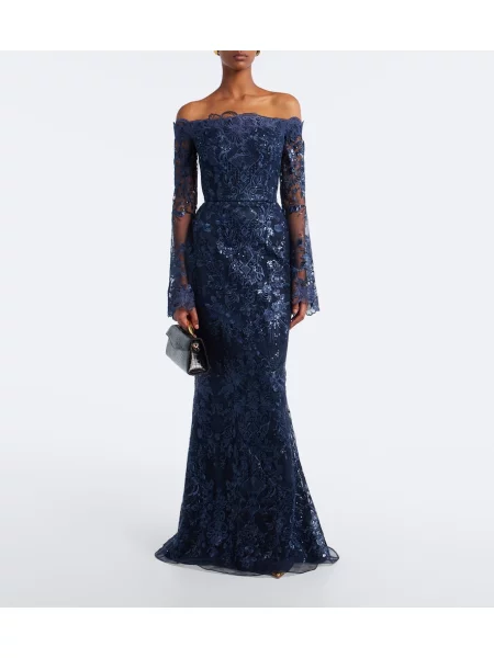 Šaty Elie Saab modrá