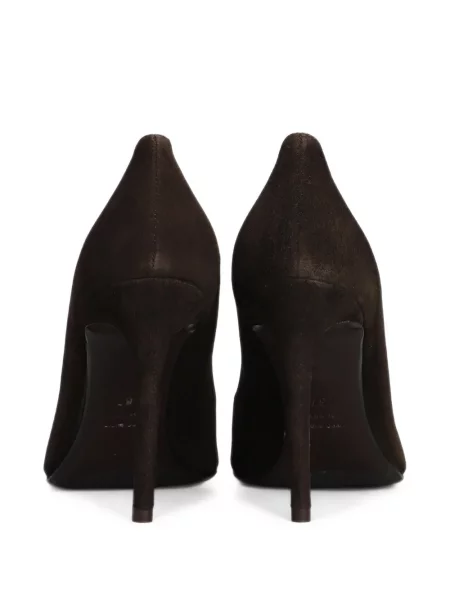 Pantofi cu toc Chantal din piele de căprioară maro