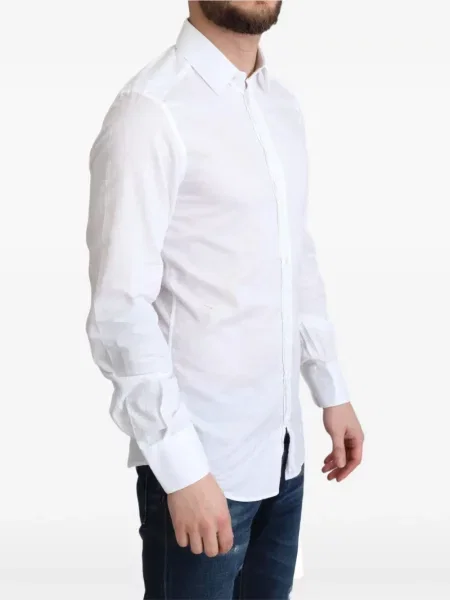 Gulerat cămașă Dolce & Gabbana alb