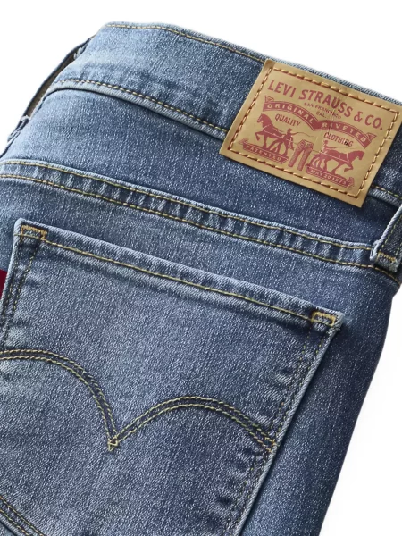 Blugi Levi's® skinny fit albastru