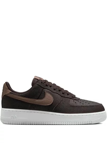 Șlapi Nike cu șireturi din dantelă cu imagine maro