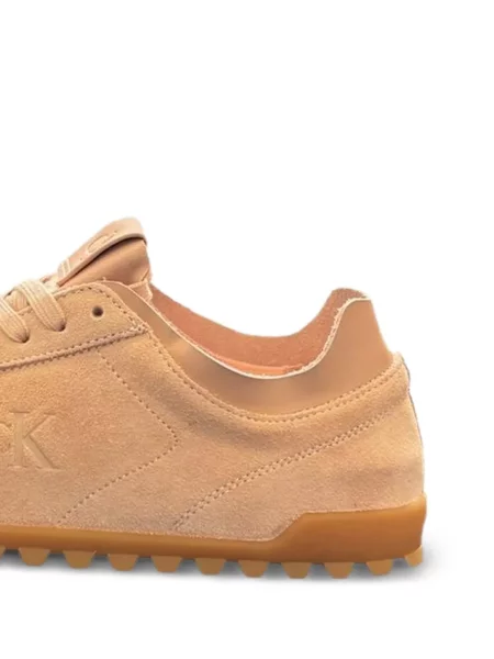 Sneakerși Calvin Klein din piele de căprioară cu autograf