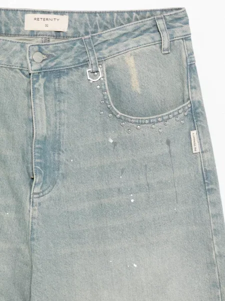 Džíny Reternity se cvočky modré