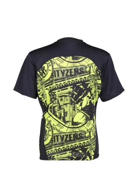 Fotbal scurt tricou Prototypes cu imagine galben