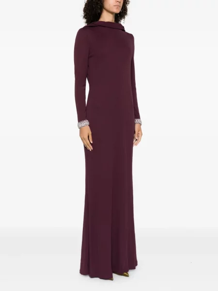 Rochie maxi Stephane Rolland de costum violet