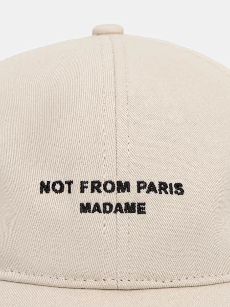 Drôle de Monsieur čiapka so šiltom pánska Slogan béžová