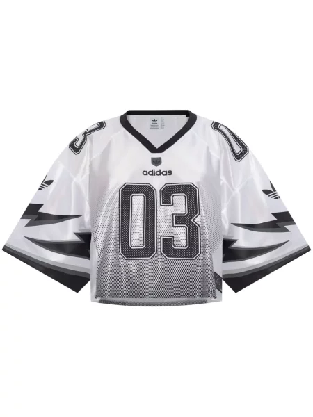 Тениска Adidas на райета кафяво