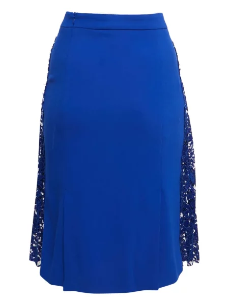 Spódnica plisowana Joseph koronkowa niebieska