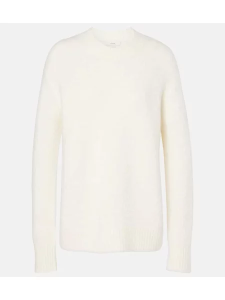 Vlnený sveter Vince biela