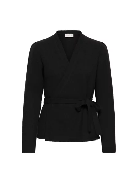 Dzianinowy sweter Part Two czarny
