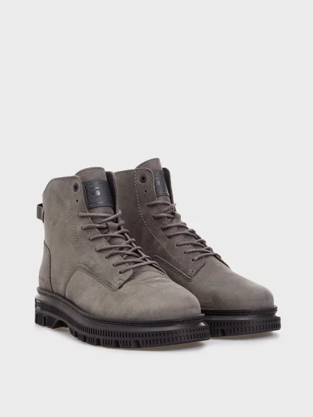Кожаные ботинки G-star Raw серые