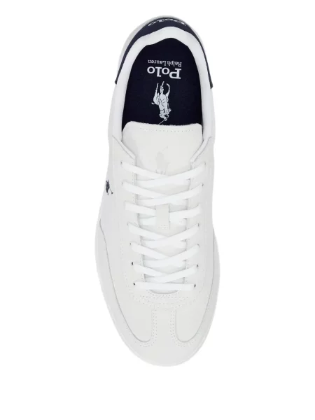 Πλεκτή μακρύς φόρεμα σε στυλ πουκάμισου Polo Ralph Lauren με halter λαιμόκοψη λευκό
