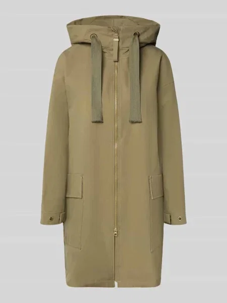 Płaszcz przeciwdeszczowy z kapturem i błyskawiczny dwustronny model UNA' G-lab