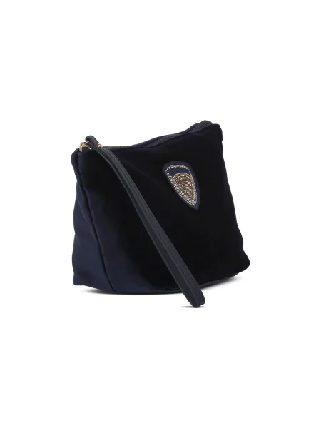 Geantă plic Blauer de catifea albastru