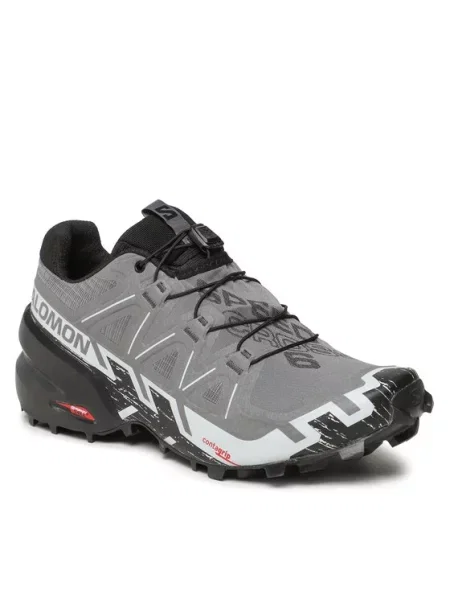 Obuća Salomon Speedcross 6 Quiet Shade/Black/Pearl Blue crna
