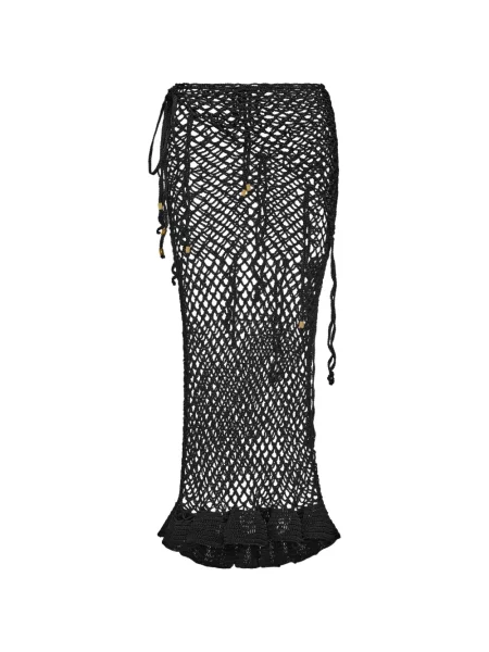 Rochie maxi Korobeynikov tricotate negru