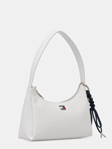 Pandantiv Tommy Jeans din piele alb