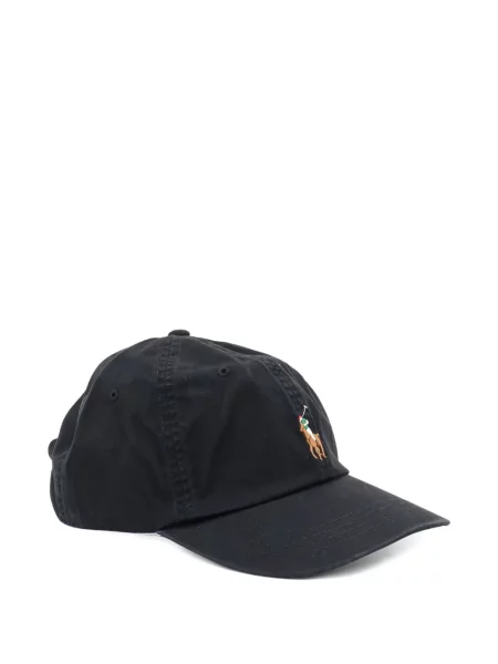 Polo Polo Ralph Lauren με κέντημα με κορδόνι μαύρο