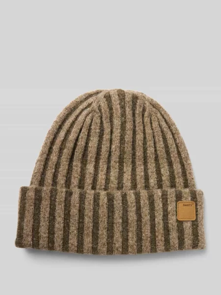 Czapka beanie z detalem z logo model ‘Selfoss’ Barts zielona