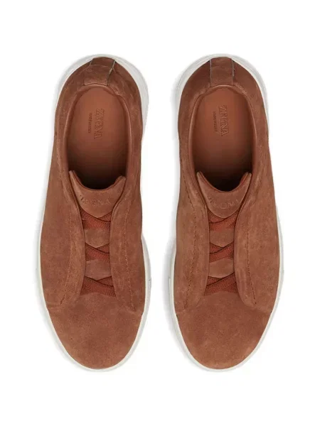 Sneakerși Zegna maro