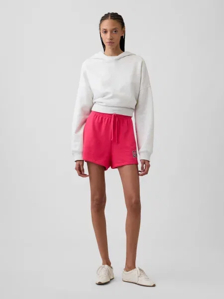 Szorty Gap z autografem fuksja