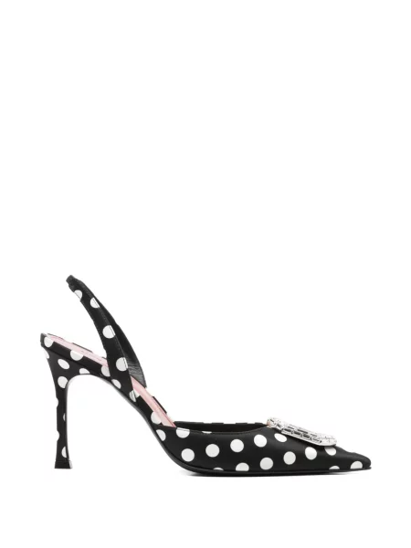 Pantofi cu toc Amina Muaddi negru