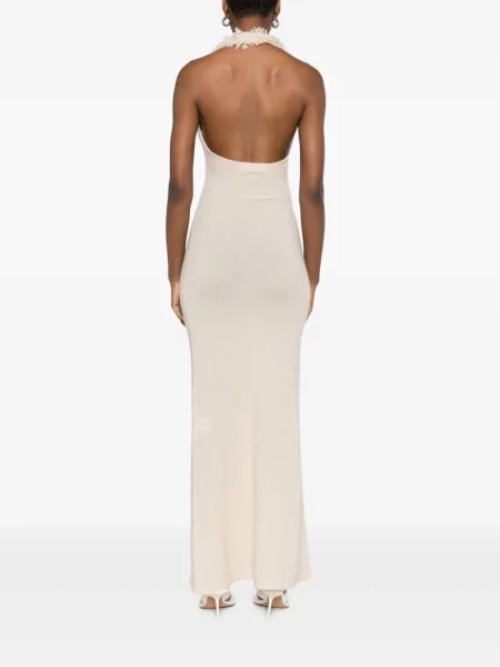 Rochie maxi Aya Muse cu gât halter de costum