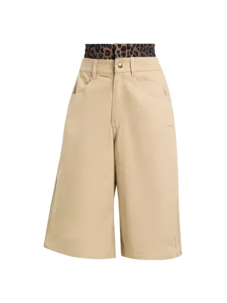 Kratke jeans hlače Adidas Originals kamni zelena